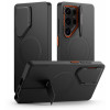 Tech-Protect Kevlar Aura MagSafe Hülle für Samsung Galaxy S25 Ultra, Schwarz/Orange