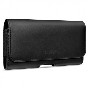 Tech-Protect SM80 THP4794 universale Handy-Gürteltasche für 5,8-6,8 Zoll Smartphones, Schwarz