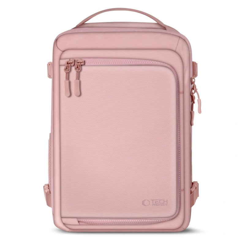 Tech-Protect Defender S50 Ryanair & Wizzair Reise-Laptop-Kabinenrucksack, 20 L, 40x20x25 cm, Dusty Pink