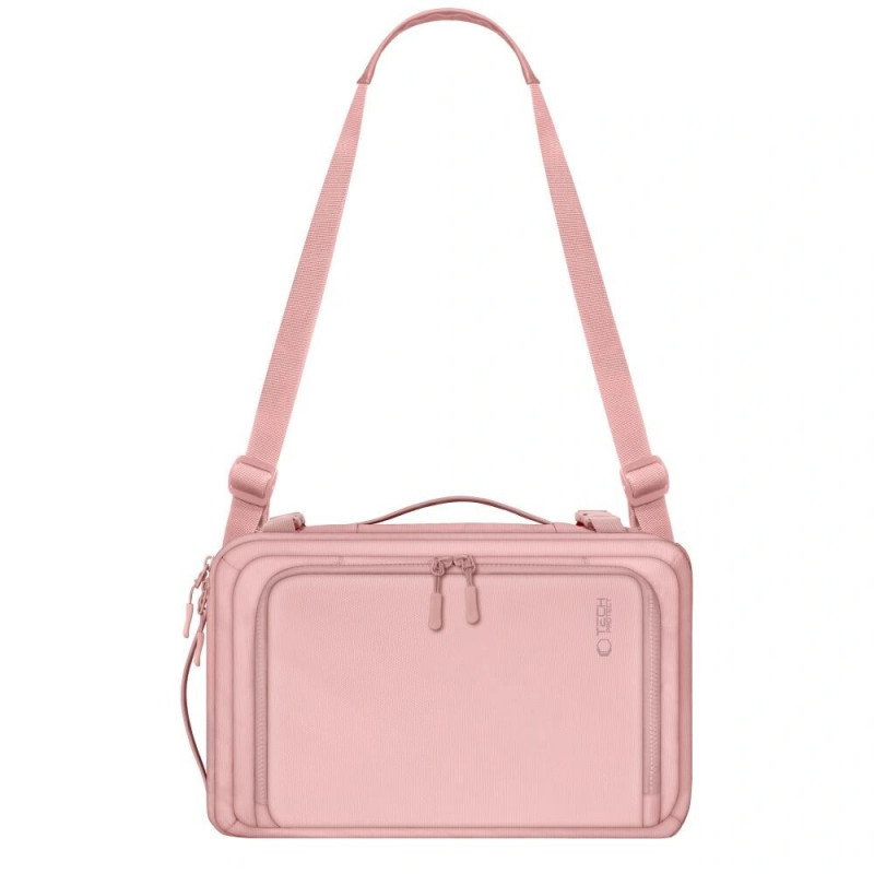 Tech-Protect Defender S50 Ryanair & Wizzair Reise-Laptop-Kabinenrucksack, 20 L, 40x20x25 cm, Dusty Pink
