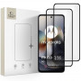 Tech-Protect Glass Fit+ gehärtetes Glas für Motorola Moto G56 5G (2 Stk.), Schwarz