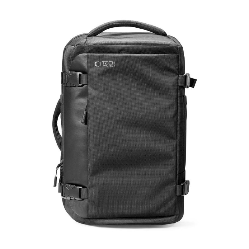Tech-Protect Defender S40 Ryanair & Wizzair Reise-Laptop-Kabinenrucksack, 20 L, 40x20x25 cm, Schwarz
