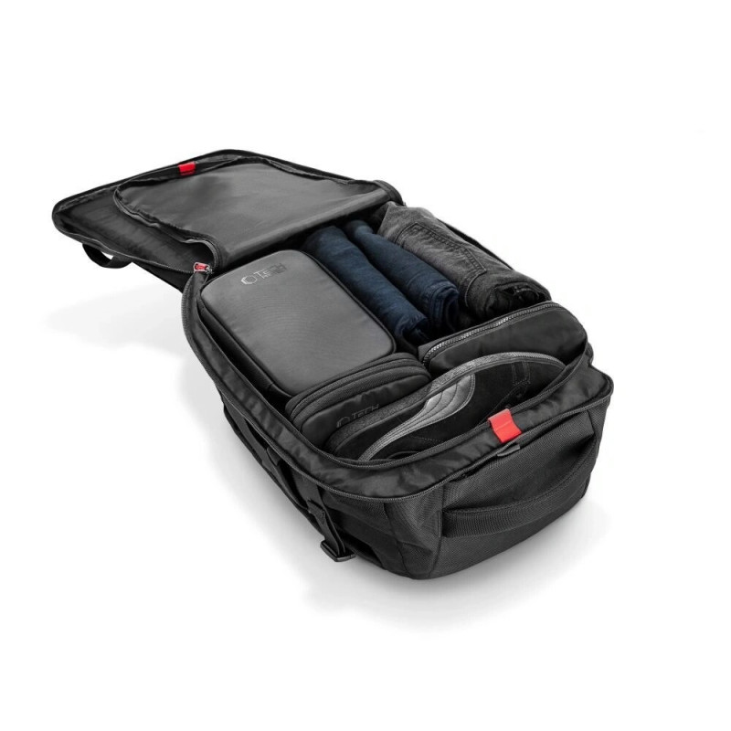 Tech-Protect Defender S40 Ryanair & Wizzair Reise-Laptop-Kabinenrucksack, 20 L, 40x20x25 cm, Schwarz