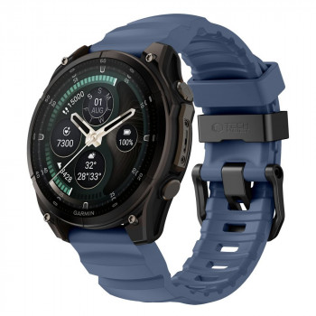 Tech-Protect Motion Garmin Fenix 5X / 5X Plus / 6X / 6X Pro / 7X / 8 / 8 Pro / 9 / 9 Pro Uhrenarmband (47 mm), Nautical Blue