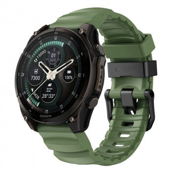 Tech-Protect Motion Garmin Fenix 5X / 5X Plus / 6X / 6X Pro / 7X / 8 / 8 Pro / 9 / 9 Pro Uhrenarmband (47 mm), Military Green