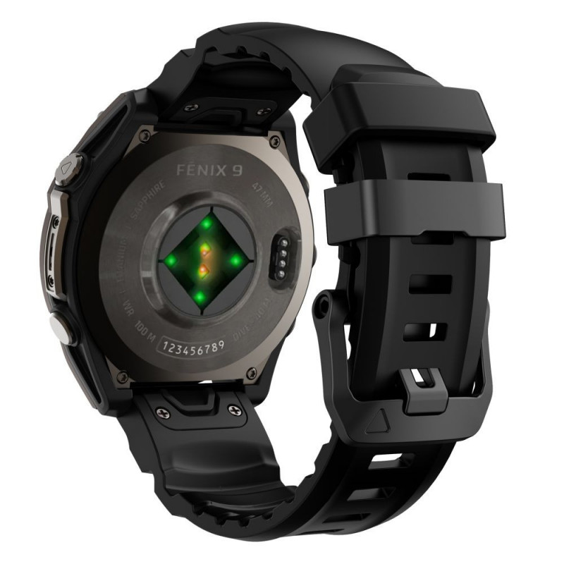Tech-Protect Motion Garmin Fenix 5X / 5X Plus / 6X / 6X Pro / 7X / 8 / 8 Pro / 9 / 9 Pro Uhrenarmband (51 mm), Schwarz