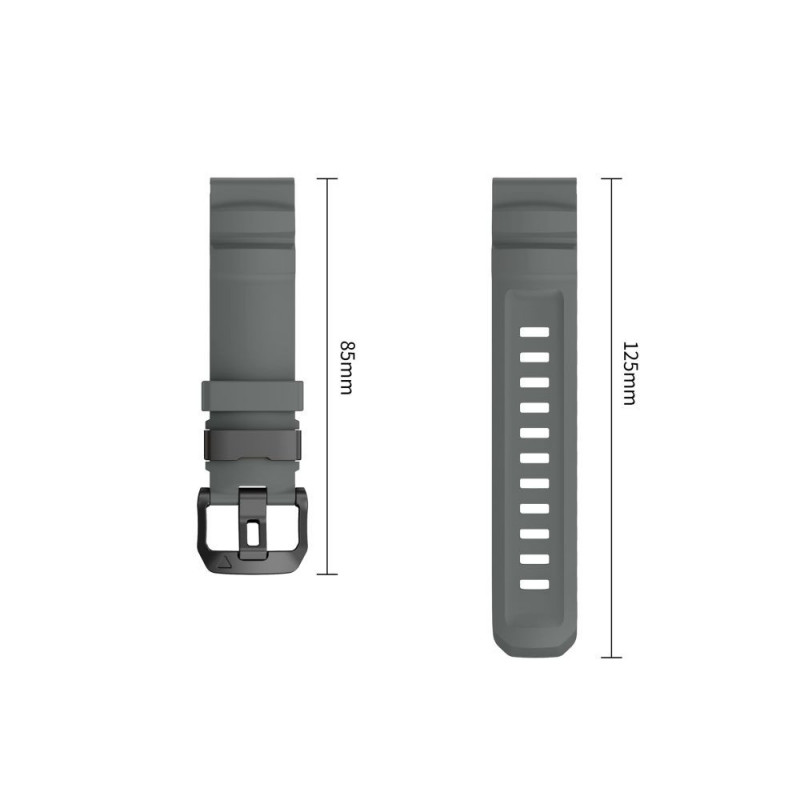 Tech-Protect Motion Garmin Fenix 5X / 5X Plus / 6X / 6X Pro / 7X / 8 / 8 Pro / 9 / 9 Pro Uhrenarmband (51 mm), Storm Grey