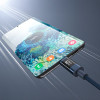 Choetech XCC-1068 PD 60W USB-C-auf-USB-C-Kabel mit Display, 1,2 m, Blau