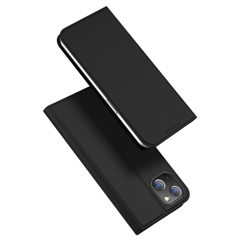Dux Ducis Skin Pro Wallet Flip Case für Apple iPhone 15 Plus, Schwarz