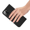 Dux Ducis Skin Pro Wallet Flip Case für Apple iPhone 15 Plus, Schwarz