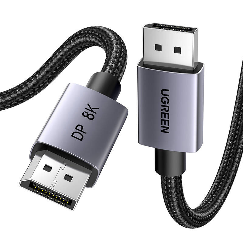 Ugreen DP120 DisplayPort 1.4 Kabel, 8K 60 Hz, 32,4 Gbps, 3 m, schwarz
