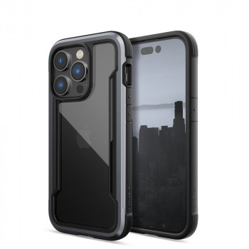 X-Doria Raptic Shield Hülle für Apple iPhone 14 Pro, Schwarz
