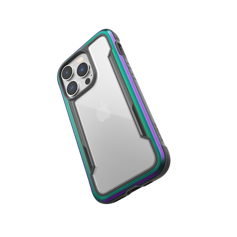 X-Doria Raptic Shield Hülle für Apple iPhone 14 Pro, Iridescent