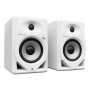Pioneer DJ DM-50D-W aktiver Monitorlautsprecher, 5 Zoll, 25 W (2 Stk.), weiß