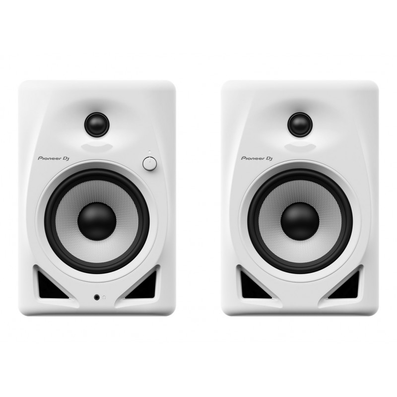 Pioneer DJ DM-50D-W aktiver Monitorlautsprecher, 5 Zoll, 25 W (2 Stk.), weiß
