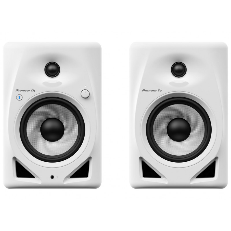 Pioneer DJ DM-50D-BT-W aktiver Monitorlautsprecher, 3,4 Zoll, 25 W (1 Paar), weiß
