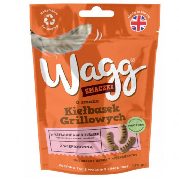 Wagg Hundeleckerli mit Geschmack gegrillte Wurst, 125 g