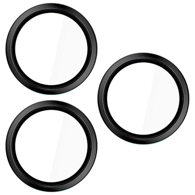 3MK HARDY Lens Protection Pro Kameraobjektivglas für Apple iPhone 17 Pro / 17 Pro Max, schwarz