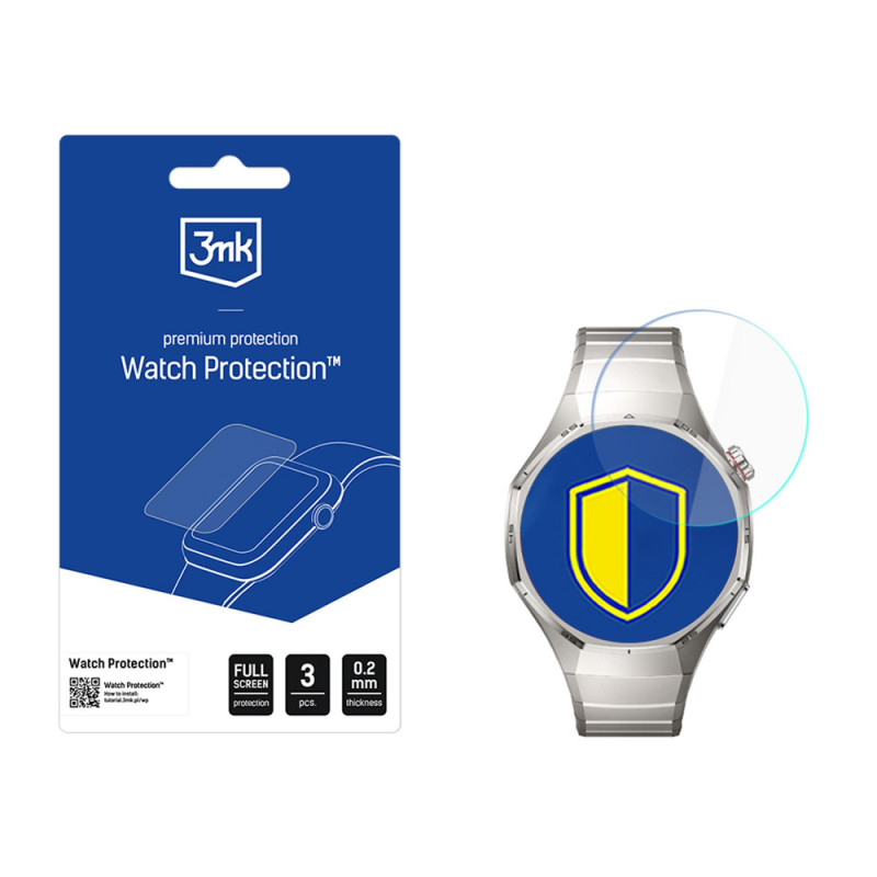 3MK FlexibleGlass Watch Hybridglas für Huawei Watch GT 6 Pro 46 mm