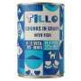 TILLO Chunks in gravy Fish Nassfutter für Hunde, 415 g