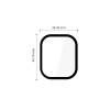 Tech-Protect Glass Flex+ Xiaomi Redmi Watch 6 Hybridglas, Schwarz (2 Stk.)