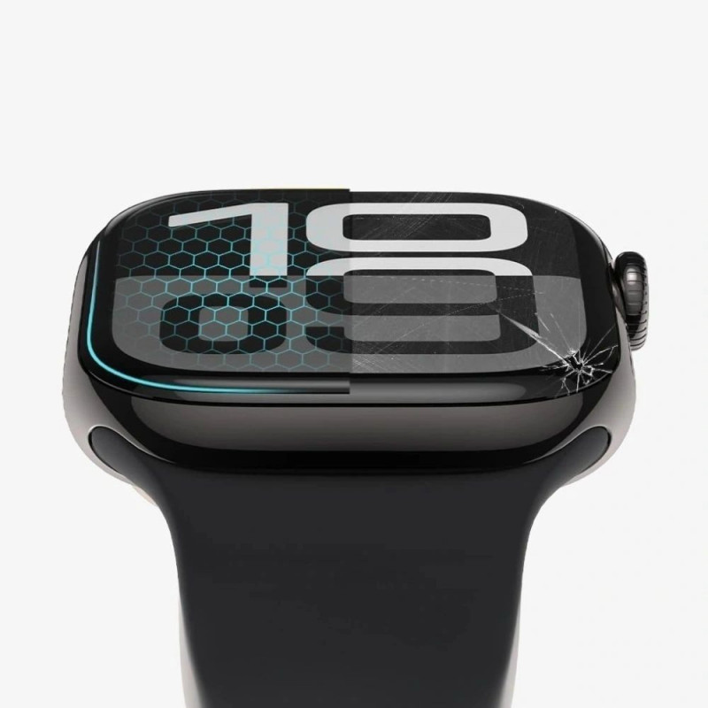 Tech-Protect Glass Flex+ Xiaomi Redmi Watch 6 Hybridglas, Schwarz (2 Stk.)
