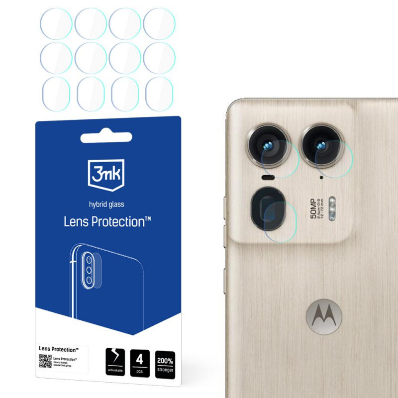 3MK Lens Protect Motorola Moto Edge 50 Ultra Kameraobjektivschutz (4 Stk.)