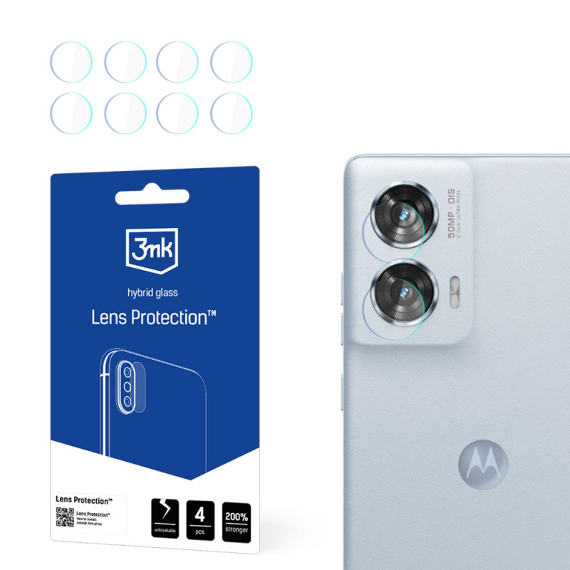 3MK Lens Protect Motorola Edge 50 Fusion Kameraobjektivschutz (4 Stk.)