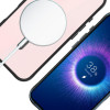 3mk Satin Armor MagCase mit MagSafe für Apple iPhone 16 Plus (W-3SAMaCa-AiP16Plu-0), transparent mit schwarzem Rahmen