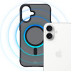 3mk Smoke MagCase mit MagSafe für Apple iPhone 16 (W-3SmoMaCa-AiP16-0), halbtransparent