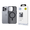 3mk Smoke MagCase mit MagSafe für Apple iPhone 16 Pro Max (W-3SmoMaCa-AiP16PM-0), halbtransparent