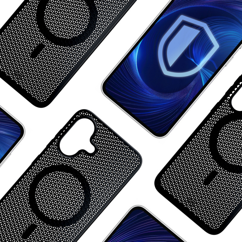 3mk COOLing MagCase für Apple iPhone 16, Schwarz