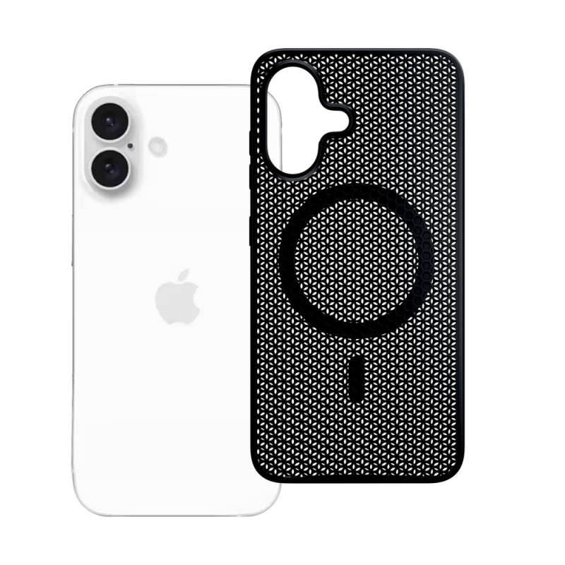 3mk COOLing MagCase für Apple iPhone 16 Plus, Schwarz