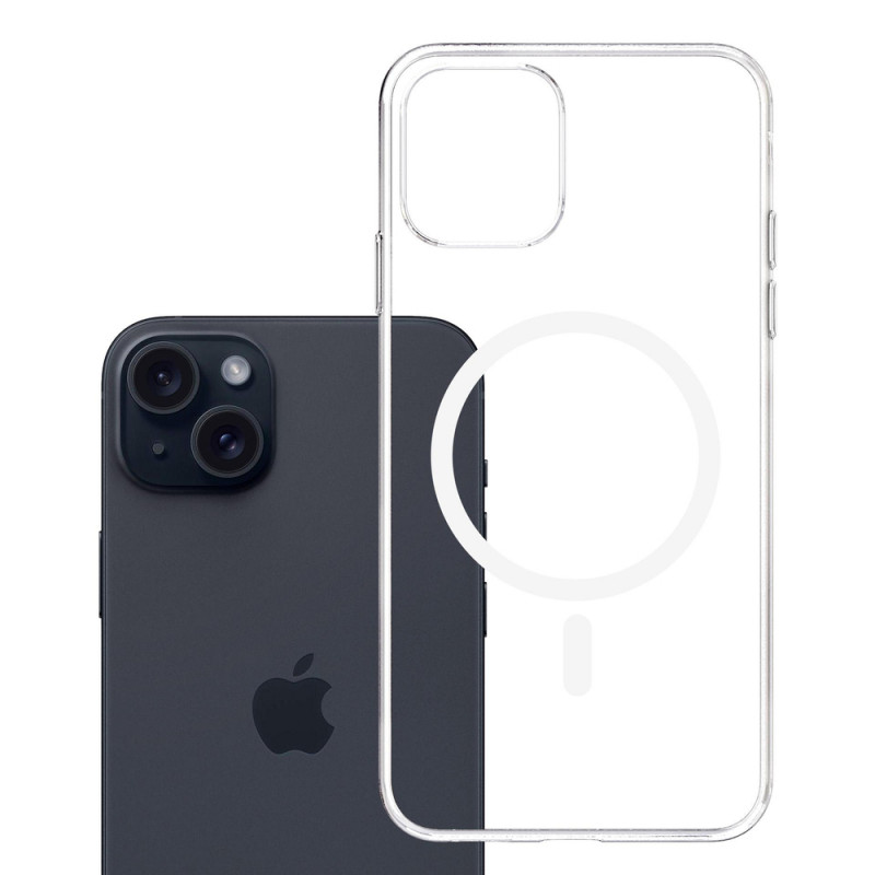3mk Clear MagCase für Apple iPhone 15, Transparent