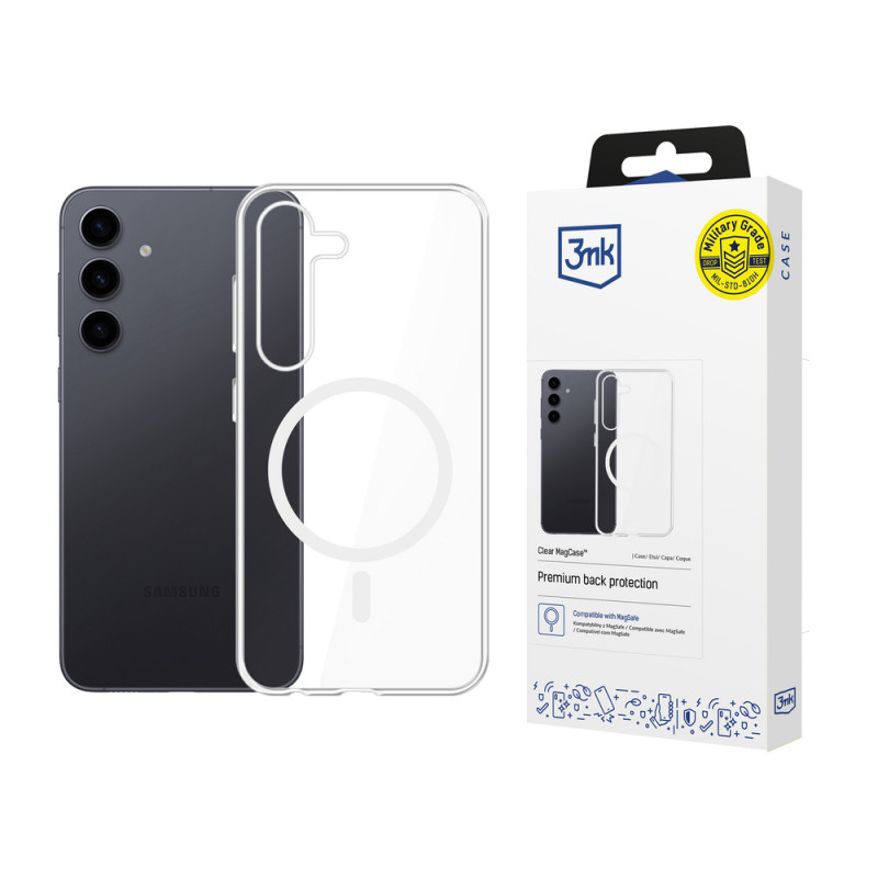 3mk Clear MagCase für Samsung Galaxy S24+, Transparent