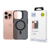 3mk Smoke MagCase mit MagSafe für Apple iPhone 16 Pro, halbtransparent