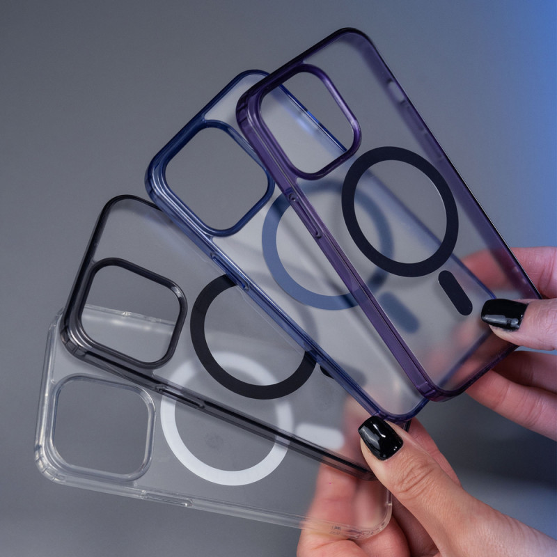 3MK Frosty MagCase Hülle für Apple iPhone 14 Pro Max, schwarz