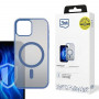 3MK Frosty MagCase Hülle für Apple iPhone 15, blau