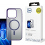 3MK Frosty MagCase MagSafe Smartphone-Hülle für Apple iPhone 15 Pro Max, lila