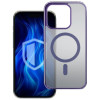 3MK Frosty MagCase MagSafe Smartphone-Hülle für Apple iPhone 13 Pro, lila