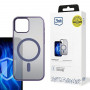 3MK Frosty MagCase MagSafe Smartphone-Hülle für Apple iPhone 15 Plus, lila