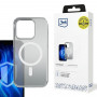 3MK Frosty MagCase MagSafe Smartphone-Hülle für Apple iPhone 15 Pro Max, weiß