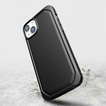 X-Doria Raptic Slim Hülle für Apple iPhone 14 Plus / 15 Plus, Schwarz