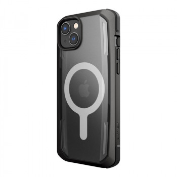 X-Doria Raptic Secure MagSafe Hülle für Apple iPhone 14 Plus / 15 Plus, Schwarz