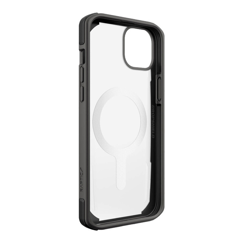 X-Doria Raptic Secure MagSafe Hülle für Apple iPhone 14 Plus / 15 Plus, Schwarz