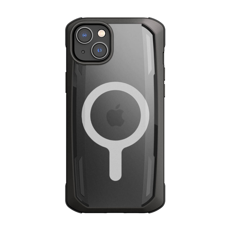 X-Doria Raptic Secure MagSafe Hülle für Apple iPhone 14 Plus / 15 Plus, Schwarz