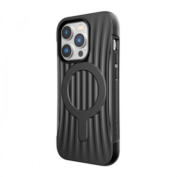 X-Doria Raptic Clutch MagSafe Hülle für Apple iPhone 14 Pro, Schwarz