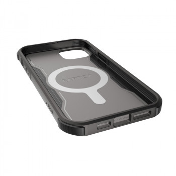 X-Doria Raptic Fort MagSafe Hülle für Apple iPhone 14 Plus / 15 Plus, Schwarz