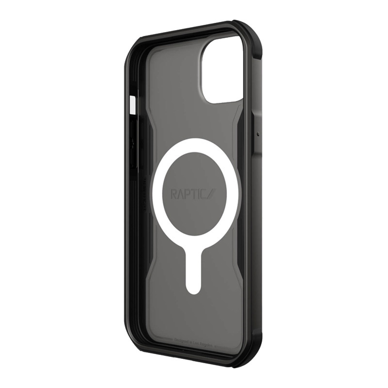 X-Doria Raptic Fort MagSafe Hülle für Apple iPhone 14 Plus / 15 Plus, Schwarz