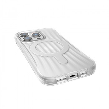 X-Doria Raptic Clutch MagSafe Hülle für Apple iPhone 14 Pro, Clear